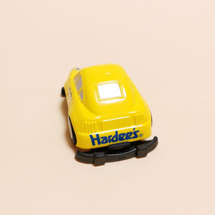 Miniature Hardee's No.22 Yellow Plastic Car – 2.5" Promo Choro Q (Pre-Owned)