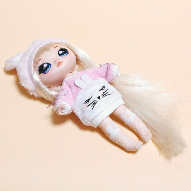 Na Na Na Surprise Aubrey Heart – 7" Doll with Bunny Ears (MGA, Pre-Owned)