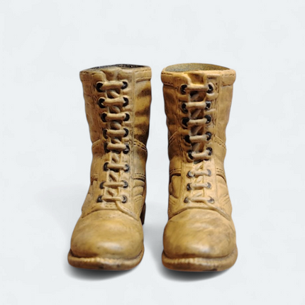 1/6 Scale Male Brown Combat Boots – Soldier Accessories (Pre-Owned)