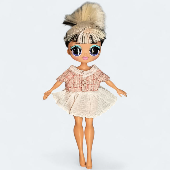 LOL OMG Doll Fashion Pink Tweed Top & Skirt – 20cm Outfit (Pre-Owned)