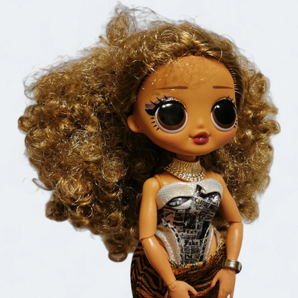 LOL Surprise OMG Da Boss Queen – 9" Fashion Doll with Tiger Pants (Pre-Owned)