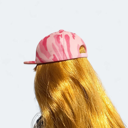 Licca Doll Accessories Pink Camo Cap Hat – 1/6 Scale (Pre-Owned)