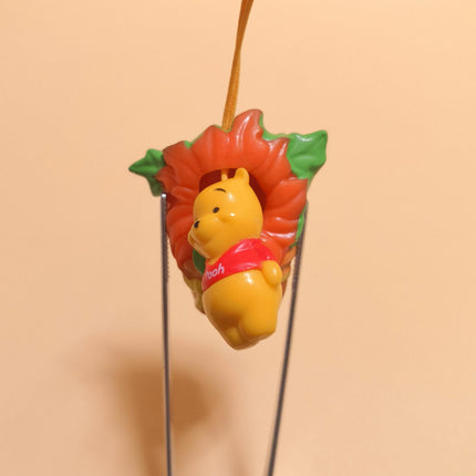 Disney Winnie the Pooh as Orange Flower Plant – 1.5" Keychain (Pre-Owned)