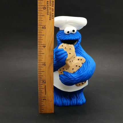 Playskool 1991 Sesame Street Cookie Monster – 5.5" Squeezable Bath Toy (Pre-Owned)