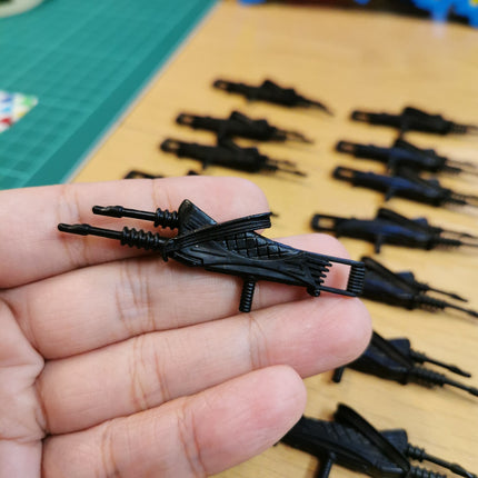 Lot of 16 GI Joe Black Rifle Gun – Weapon for 3.75" Figure (Pre-Owned)