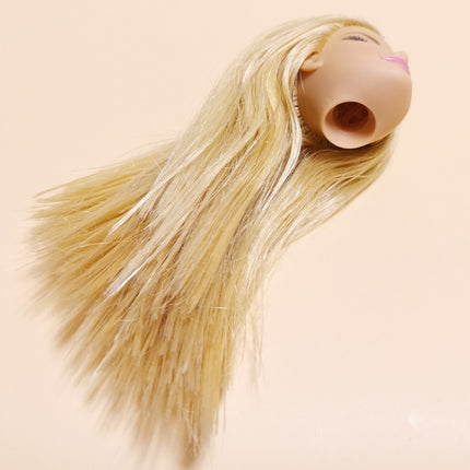1/6 Doll Barbie Head Only – Blonde Hair Straight 1998 Fashionistas (Pre-Owned)