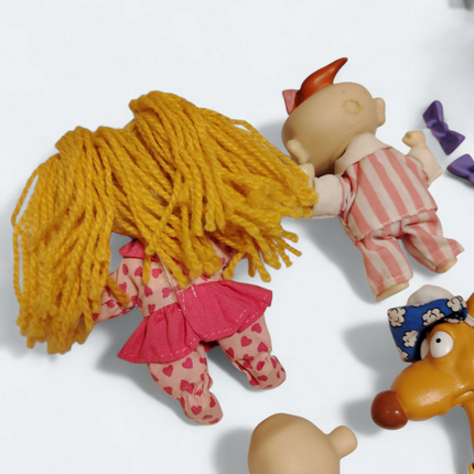 Nickelodeon Rugrats Baby Dil Angelica Spike Lil – Lot of 4 (GITD, Pre-Owned)