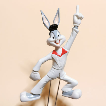 Looney Tunes ELVIS PRESLEYBUGS BUNNY 4.5" Mini Figure PVC 1999 Mascot Toy