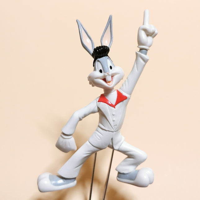Looney Tunes ELVIS PRESLEYBUGS BUNNY 4.5" Mini Figure PVC 1999 Mascot Toy
