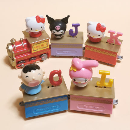 Sanrio Hello Kitty Letter Train Set – Lot of 5 (Pre-Owned)