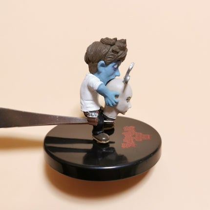 GHOST ZOMBIE HAIRDRESS 1.5" Mini Figure Weird Toy Careless of the Dead Takara