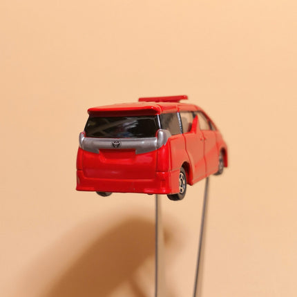 Tomica Jr. Toyota Vellfire Red – Diecast Mini Van (TOMY, Pre-Owned)