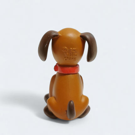 PostPet Brown Sitting Puppy Dog 1.5" Mini Figure – Dollhouse Pet (Pre-Owned)