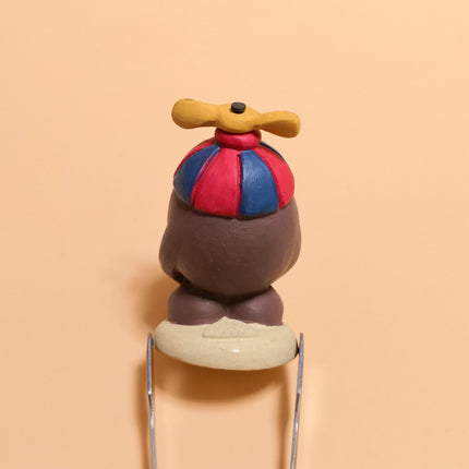 Cadbury World Chocolate Cream Egg with Propeller Hat – 2" Figure (1997, UK, Rare, Pre-Owned)