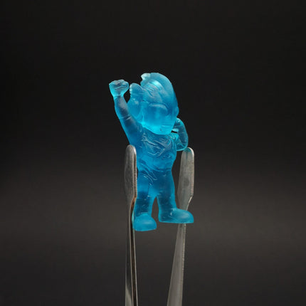 Bandai 2017 Ultraman X Ultra Battler Clear Blue 1.5" Mini Figure (Pre-Owned)