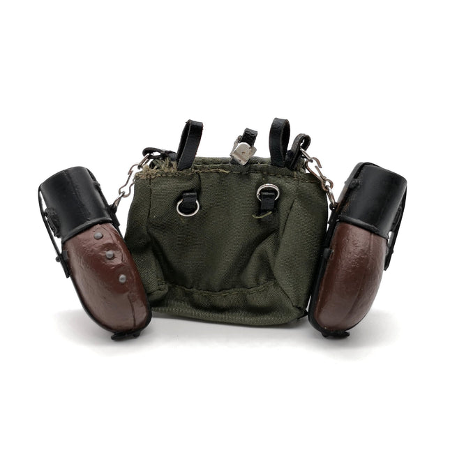 1/6 Scale WW2 German M31 Bread Bag & 2 Canteen – for 12" Figure (Pre-Owned)