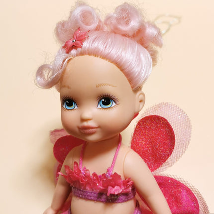 MGA Entertainment 2004 Flower Fairies 7" Rose Doll with Pet Bee Comb (Pre-Owned)