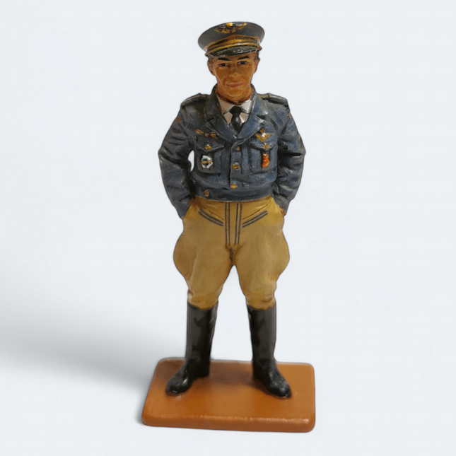 Del Pardo RUSSIAN COMMANDANT Soldier 2.5" DIECAST PAINTED Mini Figure Toy Loose