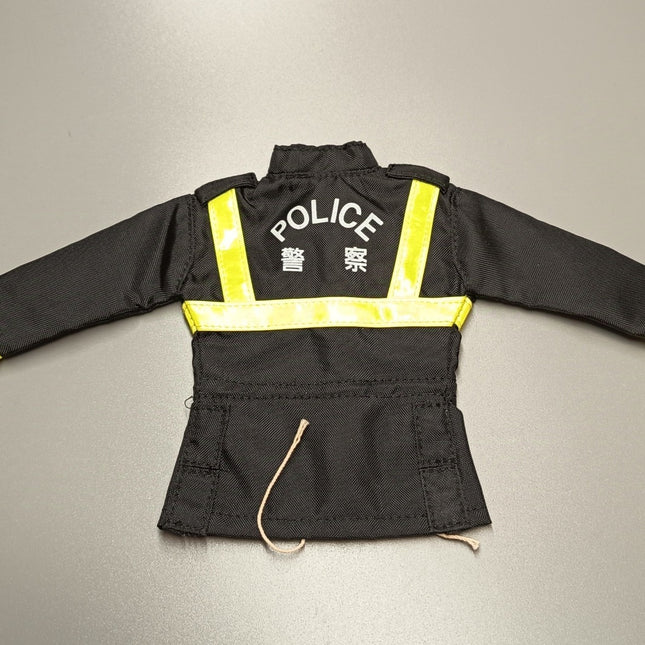 1/6 Scale Hong Kong Traffic Police Windbreaker Jacket Black – for 12" Figure (Pre-Owned)