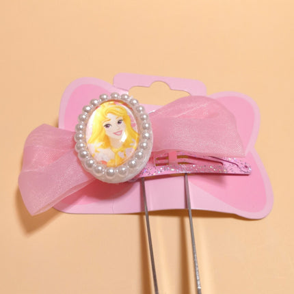 Disneyland Pink Aurora Bow Hair Clip – HKDL Girl Gift (Unused)