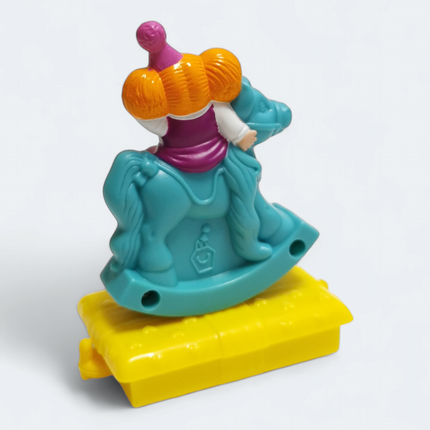 Cabbage Patch Kids Birthday Girl on Pony Train – 2.5" McDonald's Cake Topper (1995, Pre-Owned)