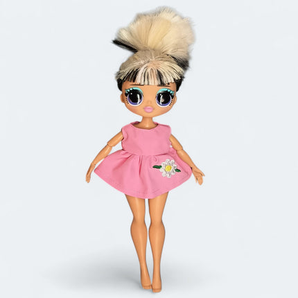 LOL OMG Doll Fashion Pink Dress Casual Outfit – 20cm Clothes (Pre-Owned)