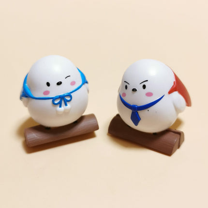 Chubby Long-Tailed Birds 1.5" Mini Figures – Clip Lot of 2 (Pre-Owned)