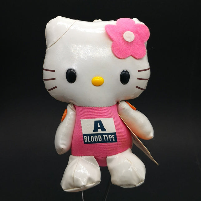 Sanrio Hello Kitty Blood Type A – 5.5" Vinyl Plush (2003, Rare) (Pre-Owned)