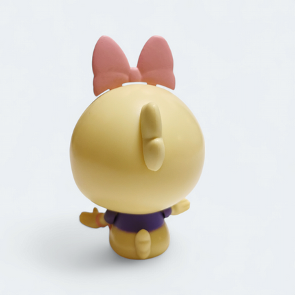 Bandai Disney Friends Daisy Duck Giant Head 3" Mini Figure – Fair (Pre-Owned)
