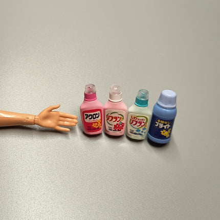 Re-Ment Miniature Detergent Bottles – Lot of 4 (Pre-Owned)