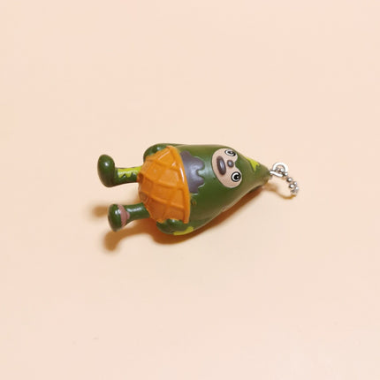 Lot of 4 Colorful Ice Cream Cone Man – 1.5" Mini Figure (Run'A Japan, Pre-Owned)
