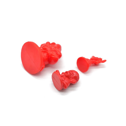 Super Mario RUNNING MARIO PRINCESS MUSHROOM 1" Mini Figure Lot of 3 Nintendo