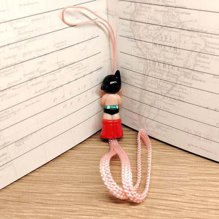 Osamu Tezuka Astro Boy 1.5" Phone Strap – Anime Mini Figure (Pre-Owned)