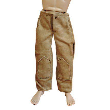 1/6 Scale Male Brown Beige Pants – Soldier Uniform Clothes (Pre-Owned)