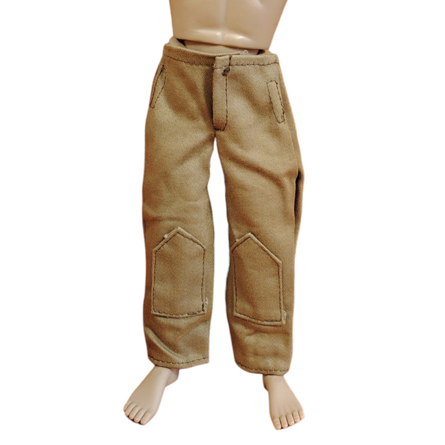 1/6 Scale Male Brown Beige Pants – Soldier Uniform Clothes (Pre-Owned)