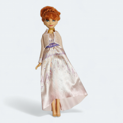 Disney Princess Doll Frozen 2 Anna in White Outfit – 11" Fashion Doll (Pre-Owned)