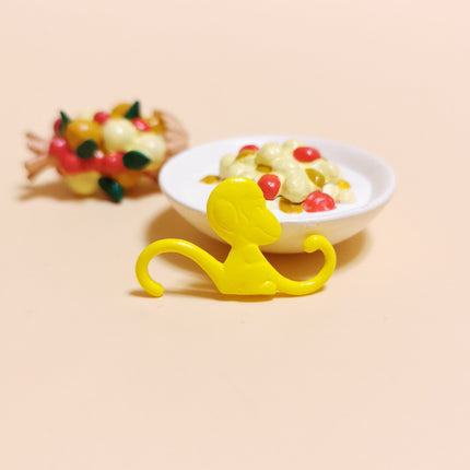 Breakfast Cereal Bowl & Fruit 1" Miniature – Dollhouse Food (Pre-Owned)