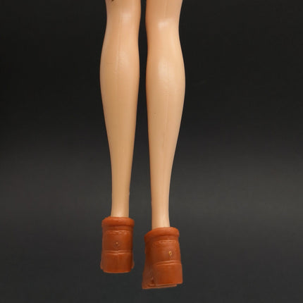 Brown Ankle Boots Heel Shoes – for 11" Doll Casual Fashion (Pre-Owned)