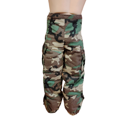 1/6 Scale Male Dark Camo Cargo Pants – Soldier Winter Clothes (Pre-Owned)