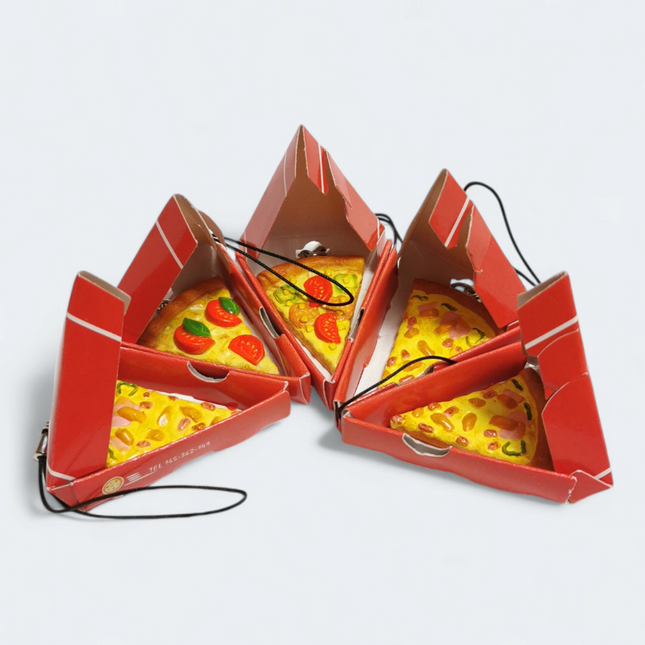 Meat Lover Pizza Slice with Box 1.5" Miniature – Dollhouse Food (Pre-Owned)