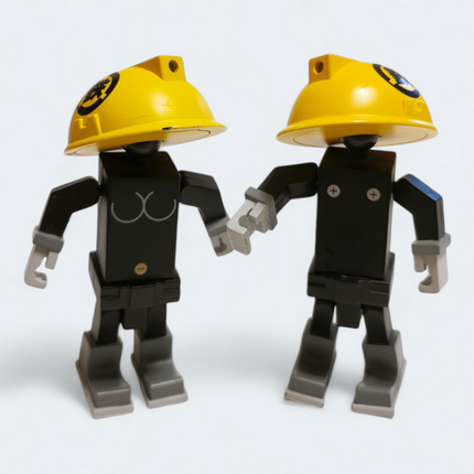 Brothers Worker AH GUM & AH AUN Kenny Works 3.5" Figure Lot of 2 Designer Toy