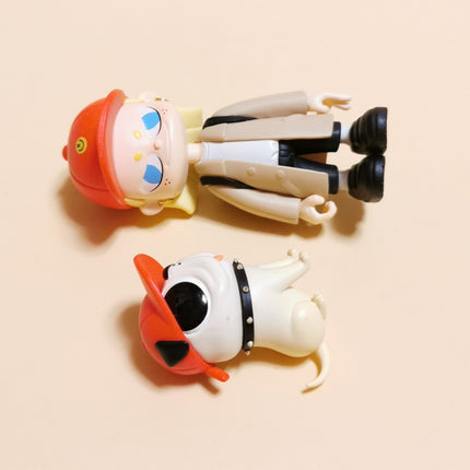 Pop Mart VITA OOTD British Girl RED HAT OUTFIT w PUG 3" Figure Toy Collectible