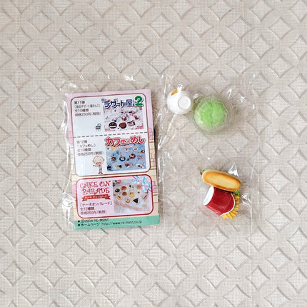 Re-Ment 2004 Petit Burger Fast Food – Set of 5 (Partial, Duplicates, Sealed)