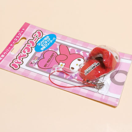 Sanrio My Melody Slipper – 1.75" Plush Keychain (Screen Cleaner) (Pre-Owned)