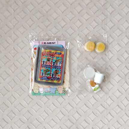 Re-Ment 2004 Petit Burger Fast Food – Set of 5 (Partial, Duplicates, Sealed)