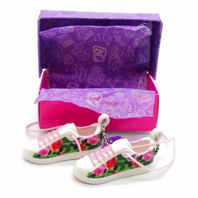Real Littles Shoes Undercover Roses – Casual Floral Sneaker Keychain (Pre-Owned)