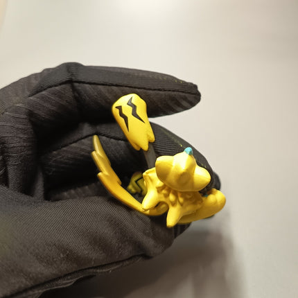 TOMY Pokemon Zeraora 2" Mini Figure – Moncolle Monster Collection MS-09 (Pre-Owned)