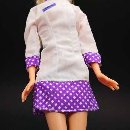 White Chef Dress with Polka Dot – Career Outfit (Pre-Owned)