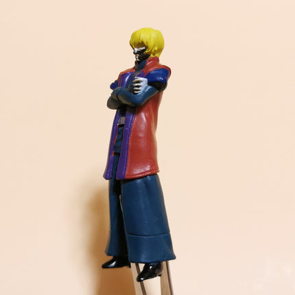 Mobile Suit Gundam 00 Mr. Bushido Graham Aker 2.5" Mini Figure – Trading Toy (Pre-Owned)