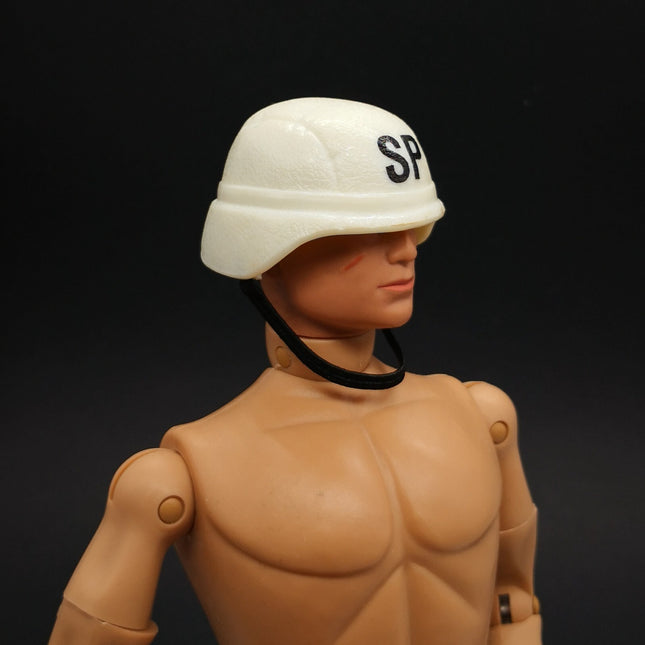 1/6 Scale White "SP" Helmet Shore Patrol – for 12" Figure (Pre-Owned)